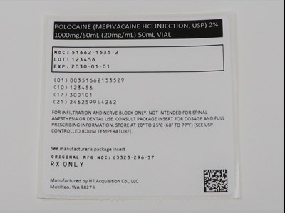 Pouch Label (51662 1535 2 Pouch Label)